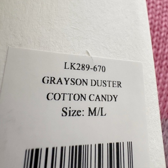 LoveShackFancy Grayson Star Duster Cardigan Coatigan Size M/L NEW - Picture 13 of 14